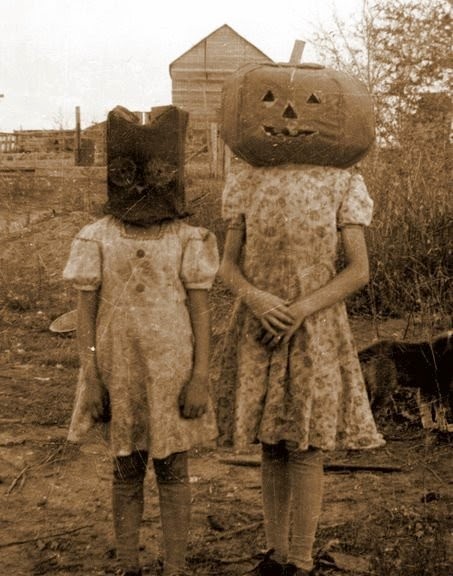 aterradores disfraces antiguos de Halloween