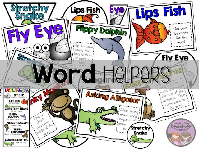 What the Teacher Wants! My Word Helpers