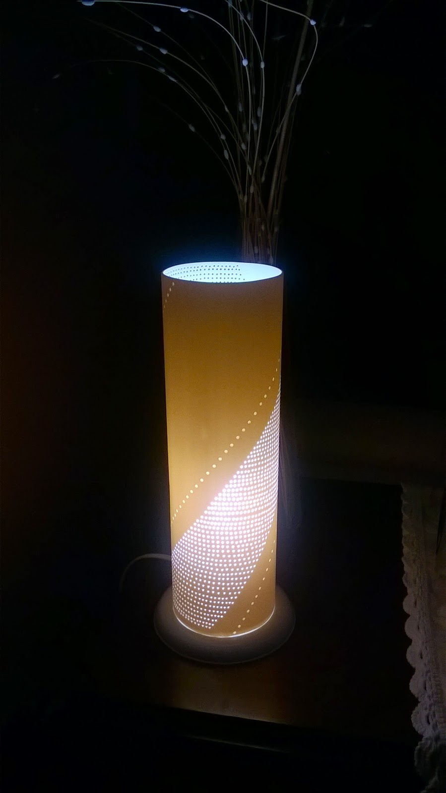 LUMINÁRIAS EM PVC - Presentes e Decoração : LUMINÁRIA EM PVC ...