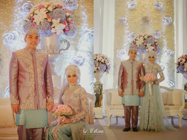 kebaya pernikahan modern hijab