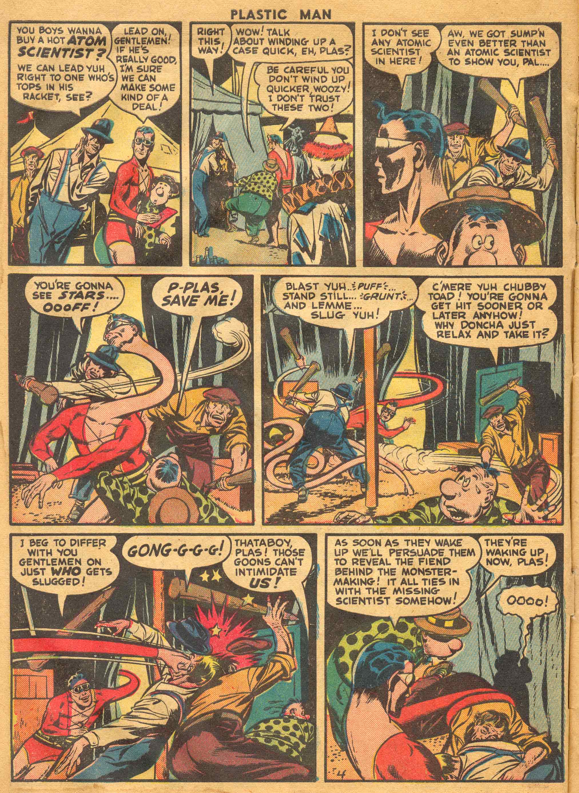 Read online Plastic Man (1943) comic -  Issue #40 - 6