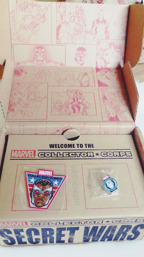 marvel collector corps unboxing