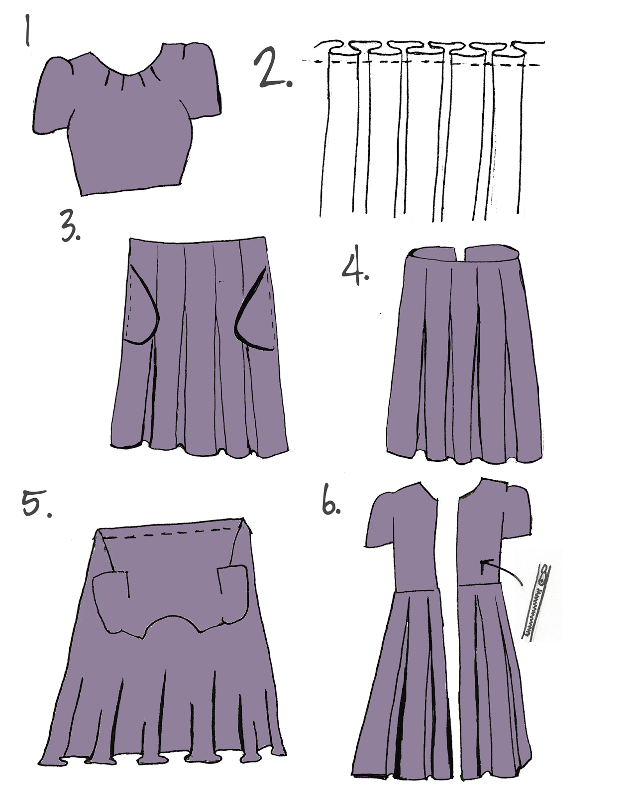 diy pleated dress a sewing tutorial