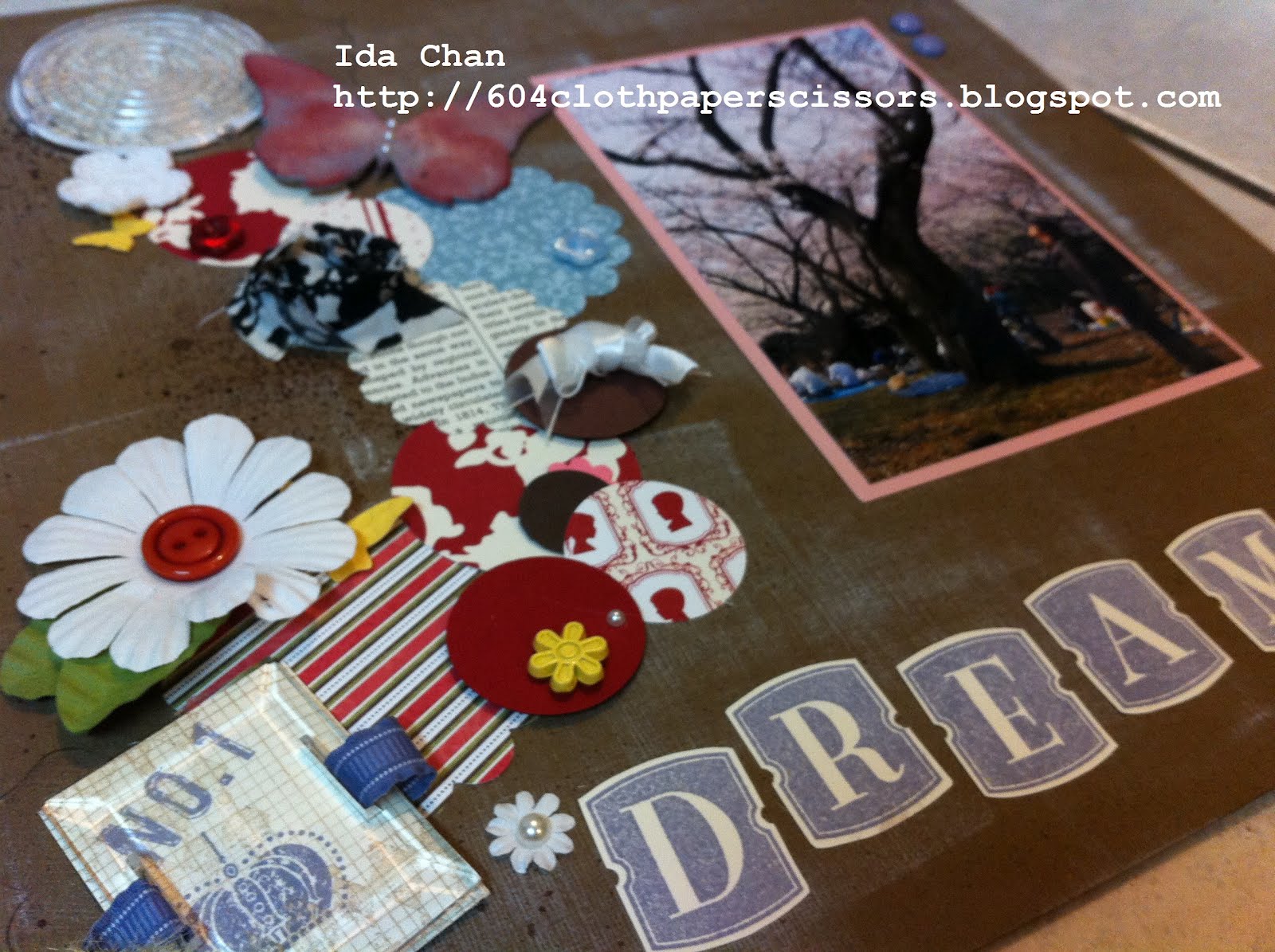 Scrapbooking with Stampin' Up! is fun! 604 Cloth, Paper, Scissors scrapbook, card making