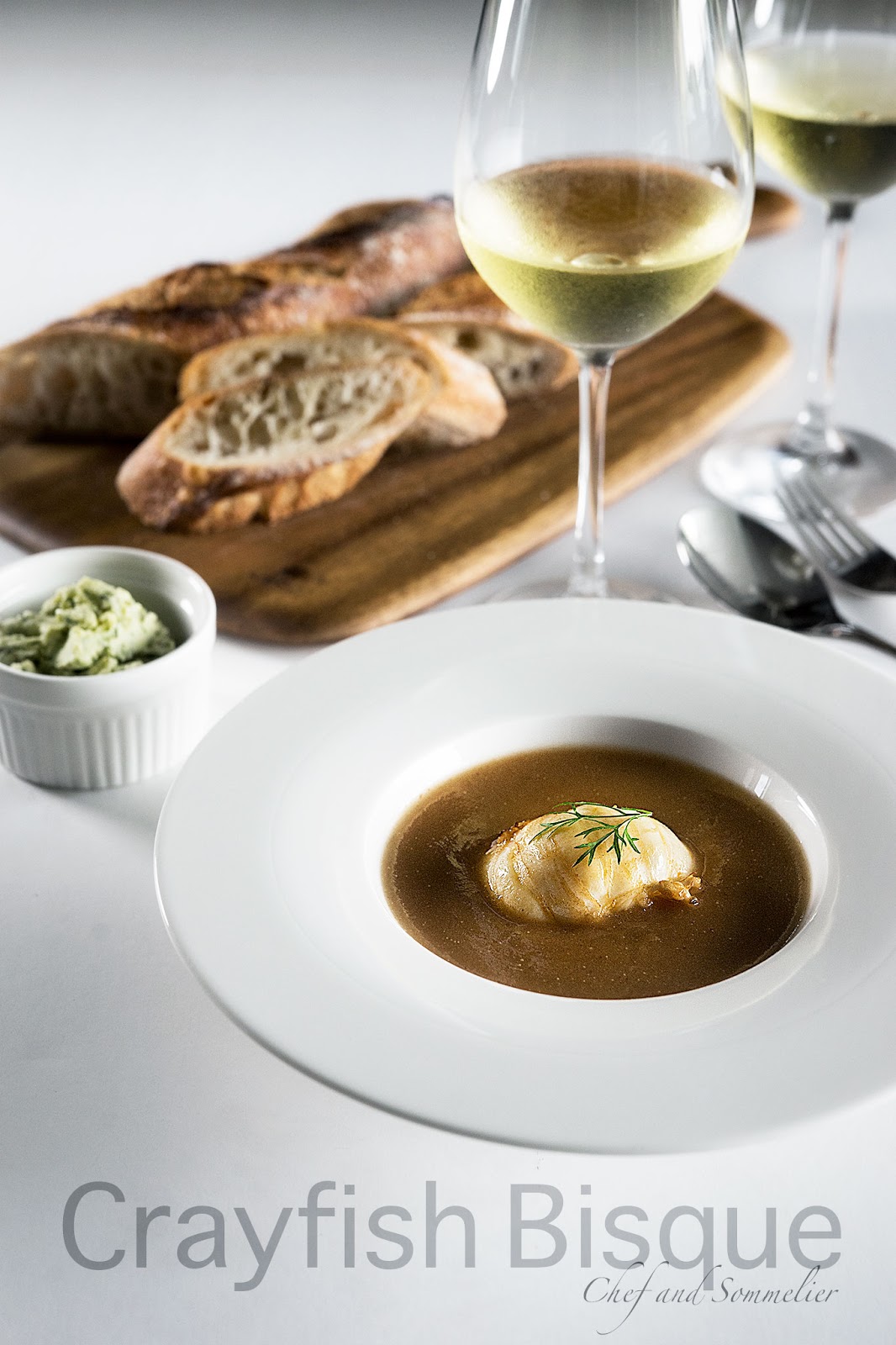 Chef and Sommelier Crayfish Bisque