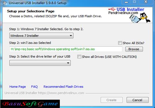 universal usb installer windows 10