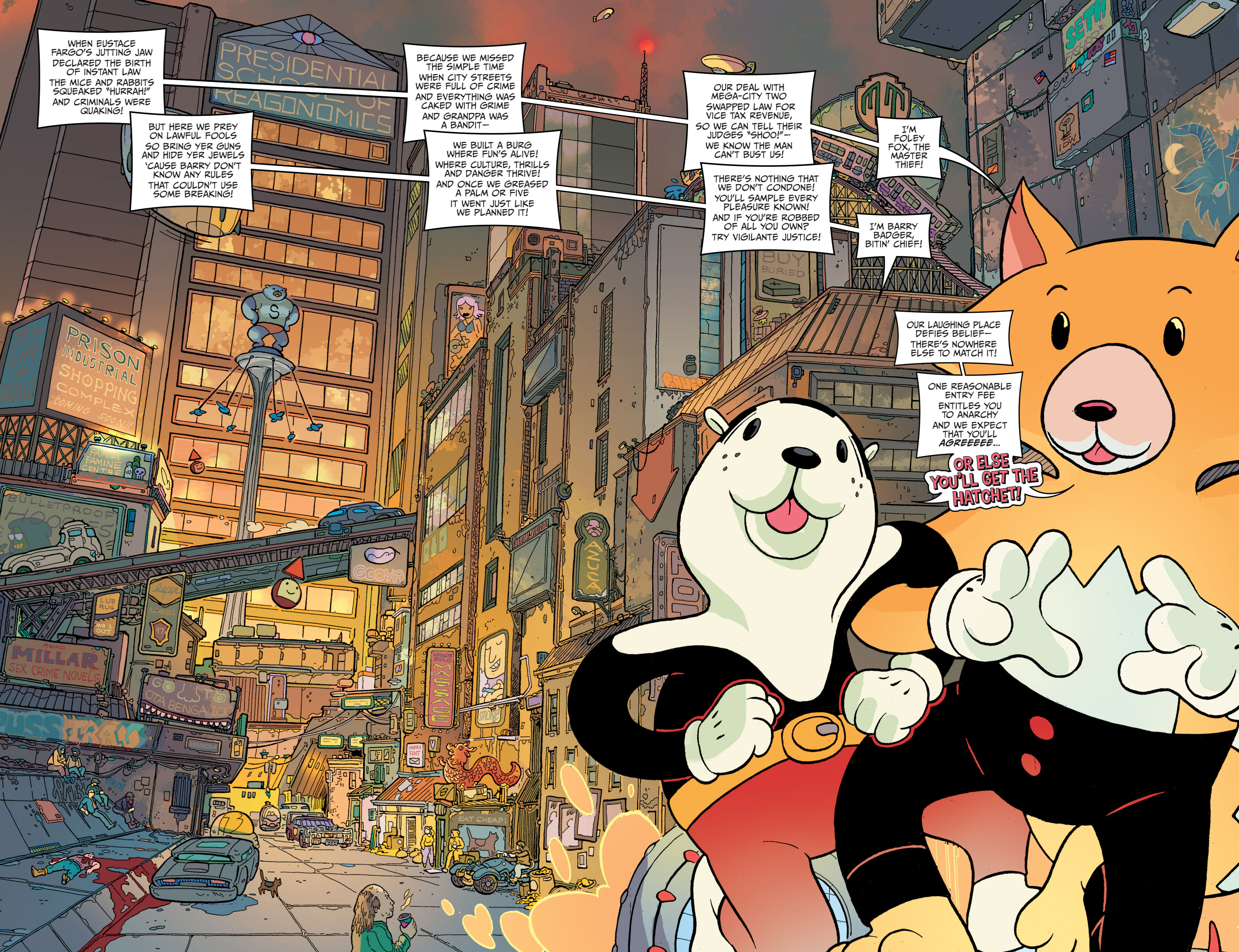 Read online Judge Dredd: Mega-City Two comic -  Issue #4 - 4