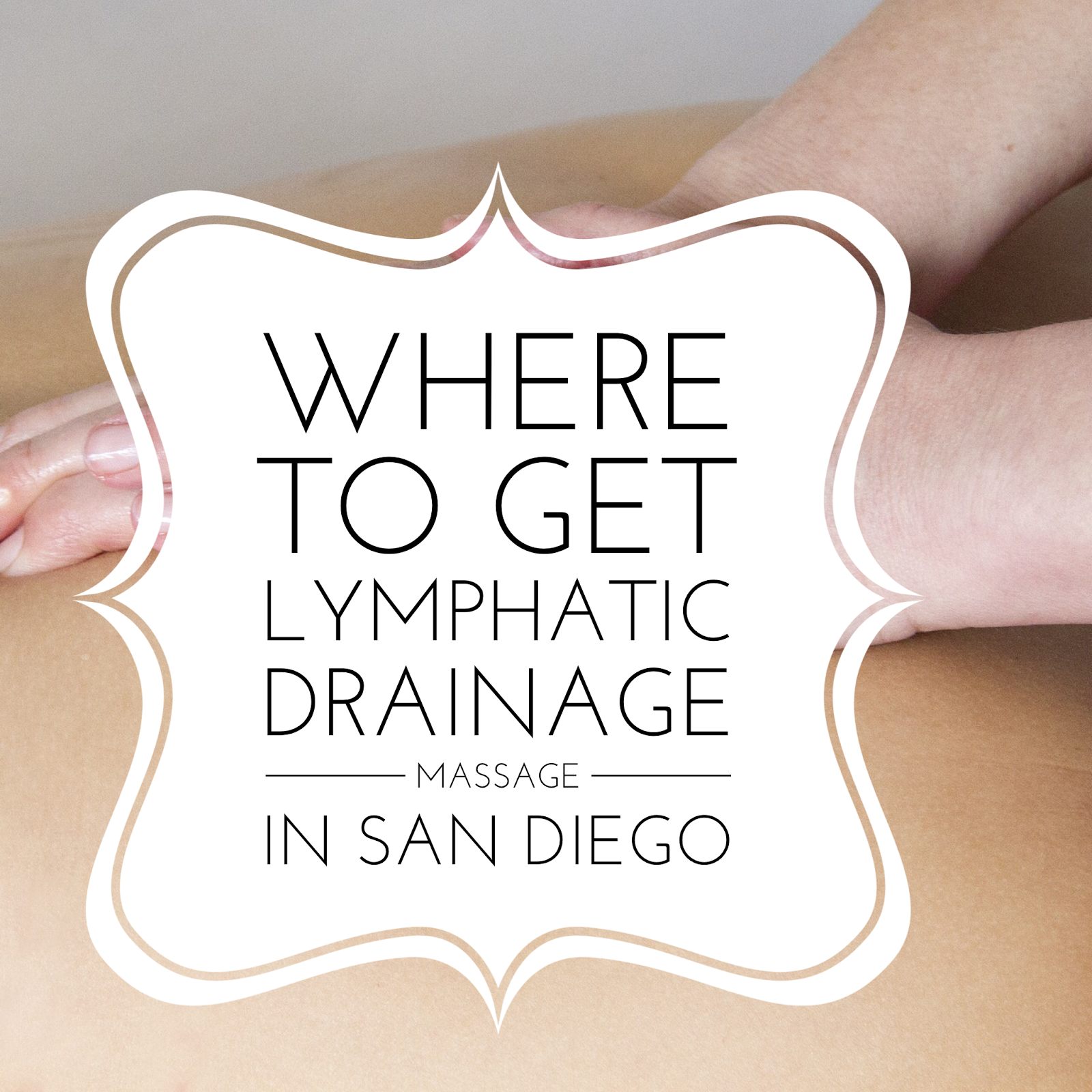 Manifesting Healing Where to get free Lymphatic Drainage Massage in