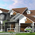 Sloping roof ultra modern home