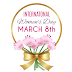 March 8th Womens Day Transparent Background logo and png images free download