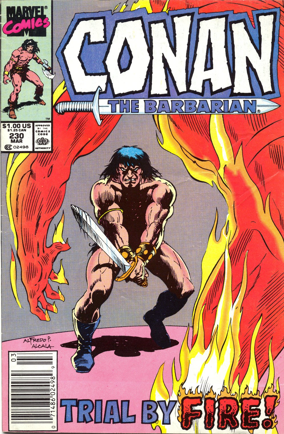 Read online Conan the Barbarian (1970) comic -  Issue #230 - 1