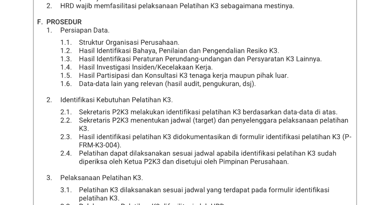 Contoh Jadwal Kerja Audit Rasmi Ru