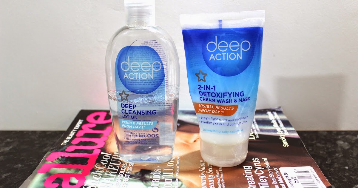 superdrug deep action deep cleansing lotion