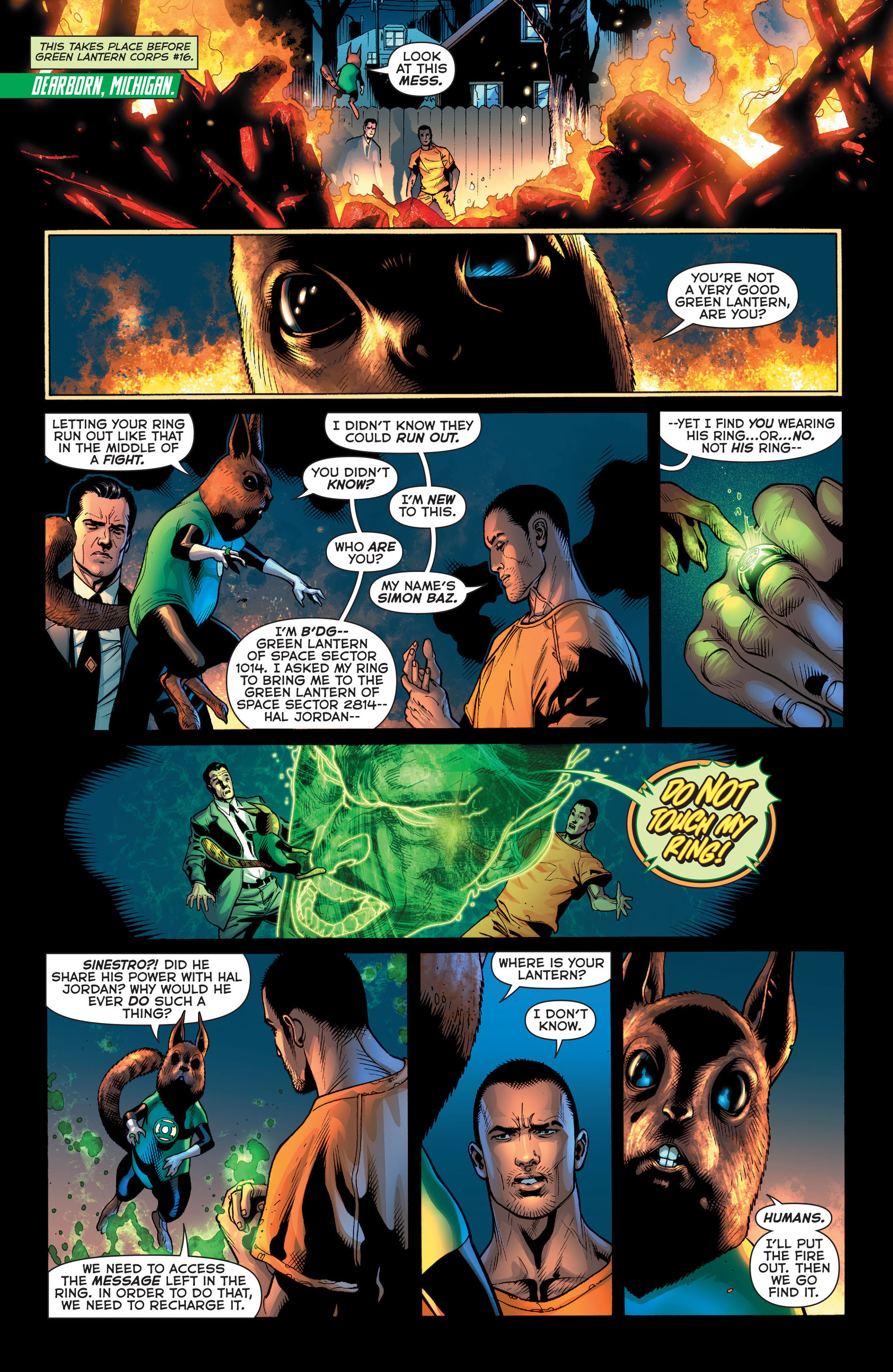Read online Green Lantern (2011) comic -  Issue #16 - 2