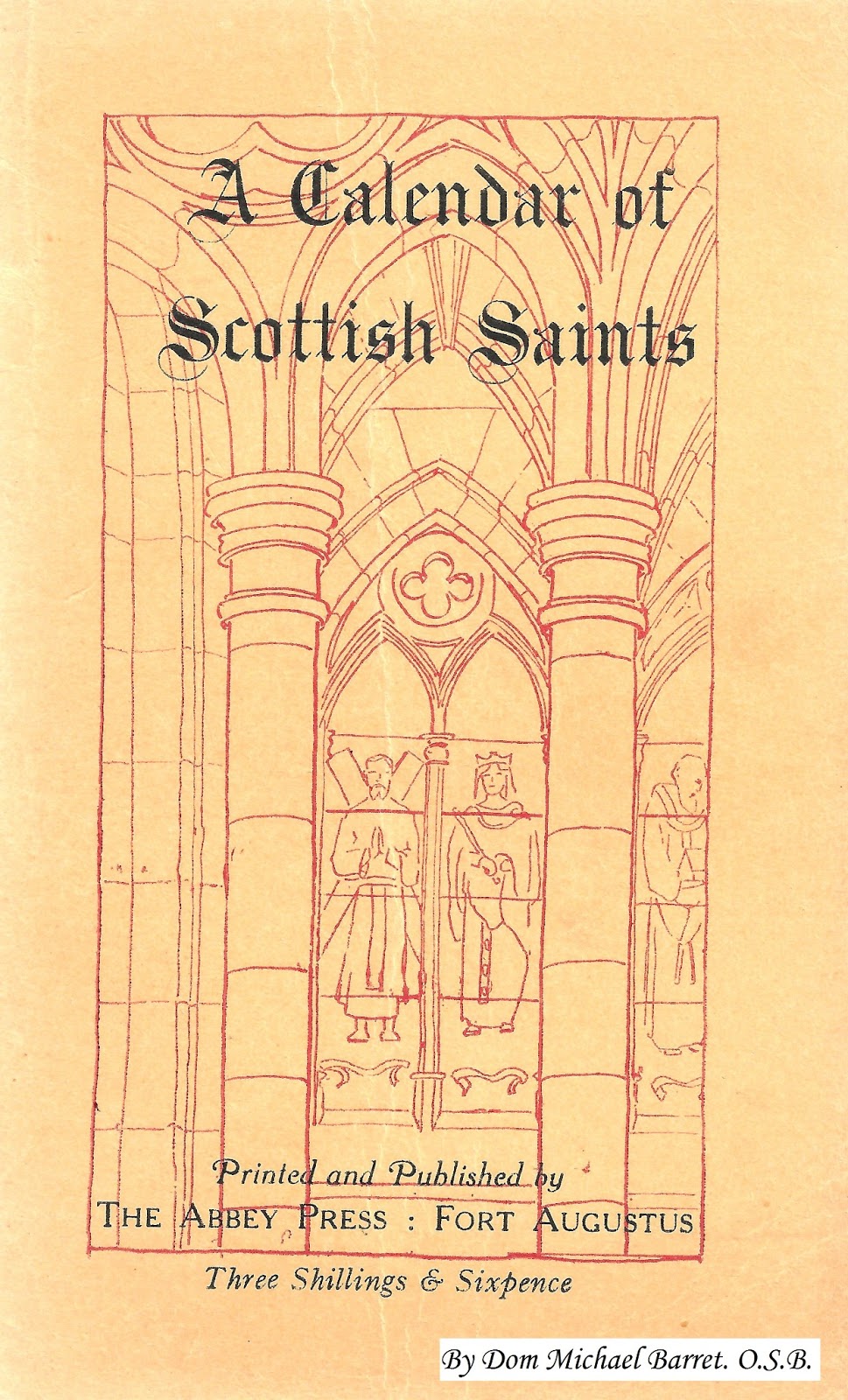 Dom Donald's Blog A Calendar of Scottish Saints; COMMENT