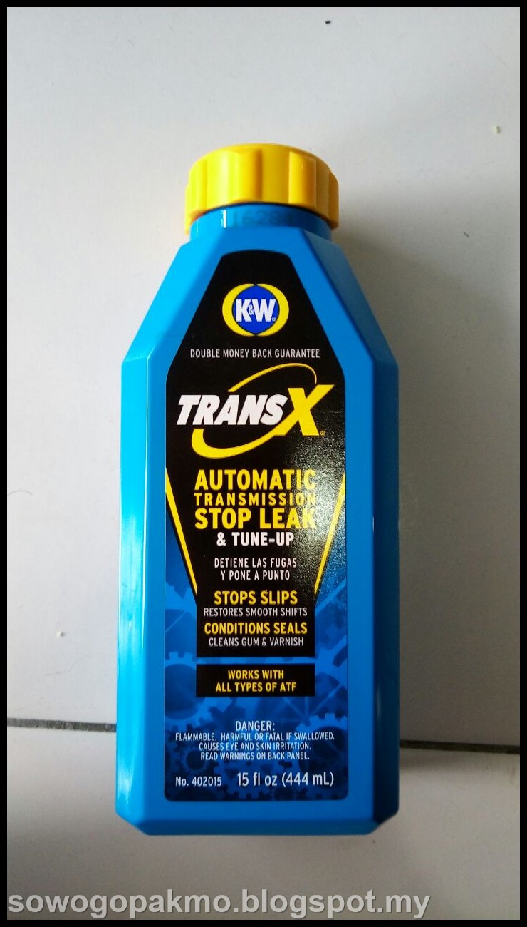 Nama aku Jodin.. K&W TransX® Automatic Transmission Stop Leak & Tune