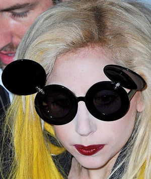 Design: Lady Gaga's Strange and Original Sunglasses