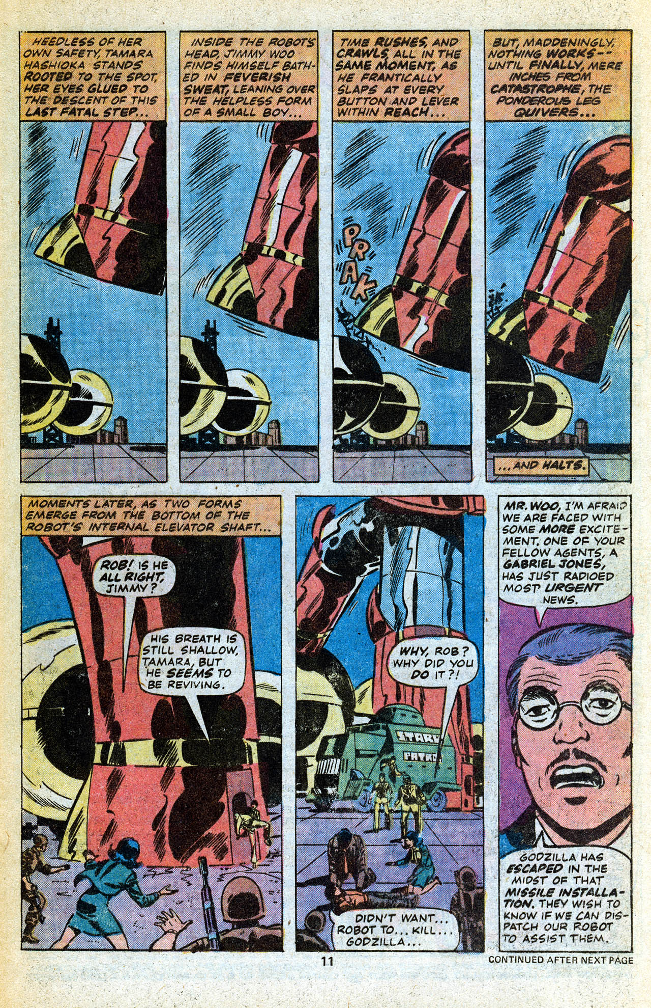 Read online Godzilla (1977) comic -  Issue #7 - 13