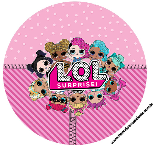 LOL Surprise Temalı Ücretsiz Parti Seti Neşeli Süs Evim