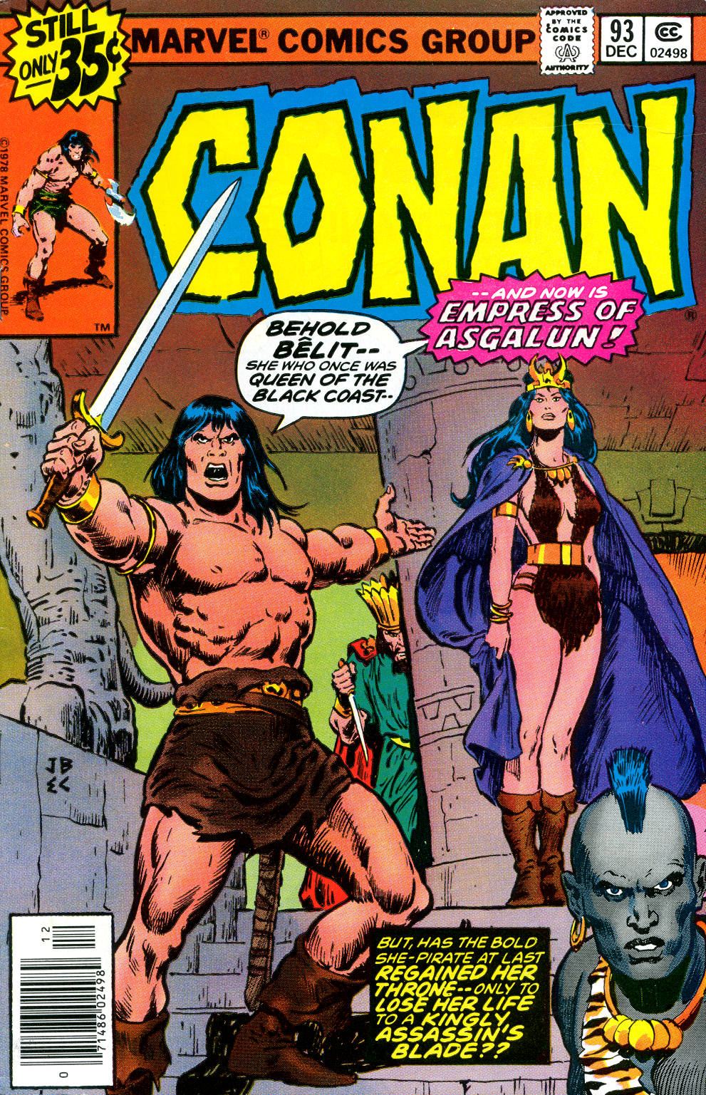 Read online Conan the Barbarian (1970) comic -  Issue #93 - 1
