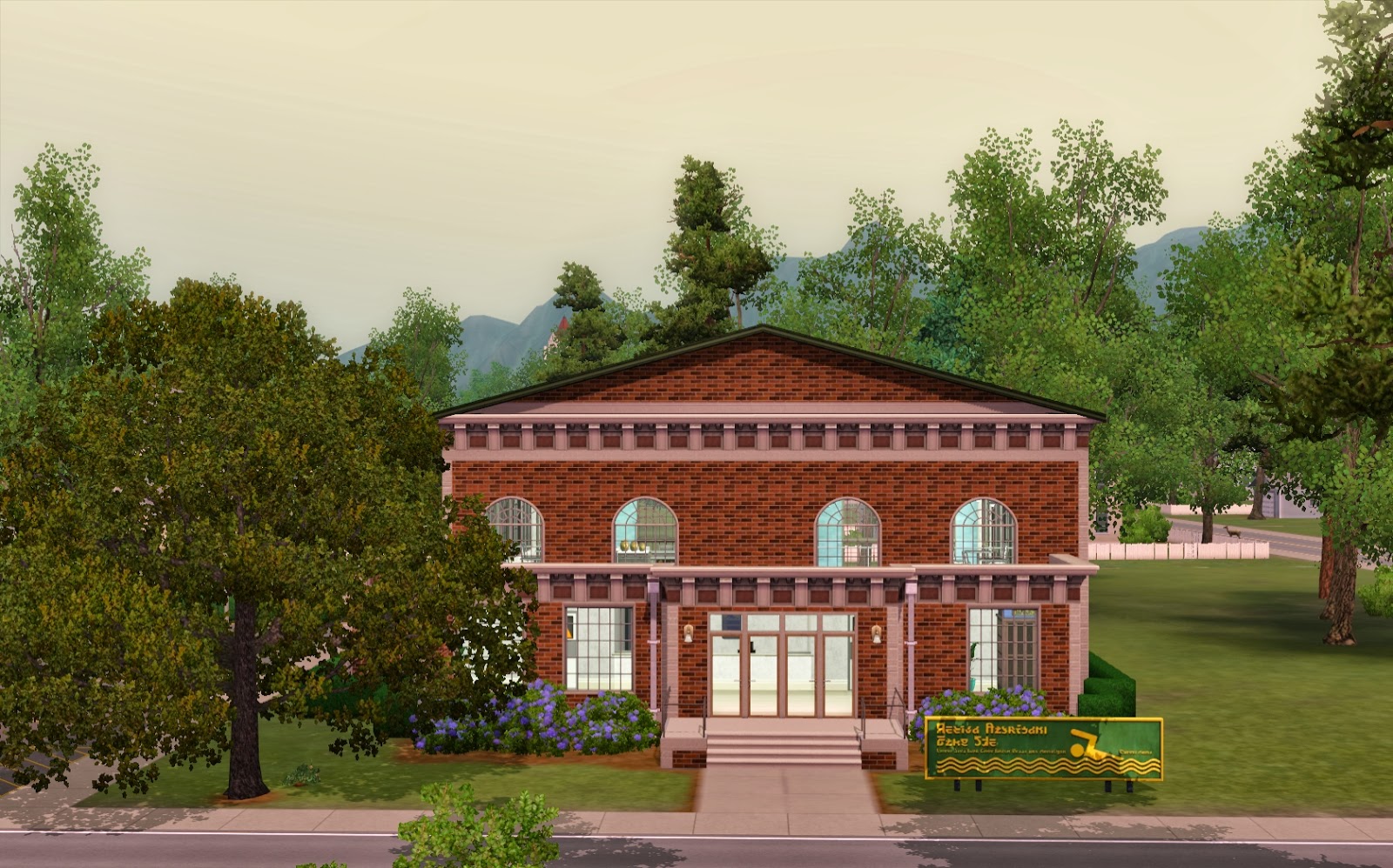 Summer's Little Sims 3 Garden Moonlight Falls (The Sims 3