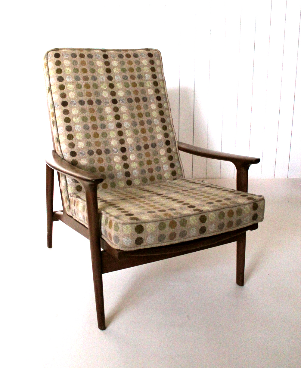 Mick Sheridan Upholstery Midcentury armchair in Welsh wool