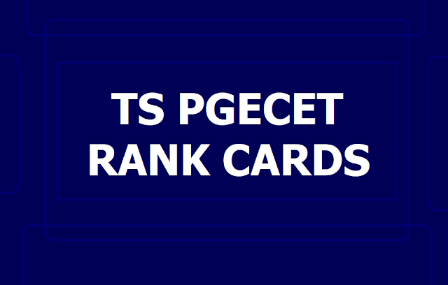 TS PGECET Rank Cards 2019 released on June 20 at TSPGECET Website TS PGECET Rank Cards 2019 released on June 20 at TSPGECET Website