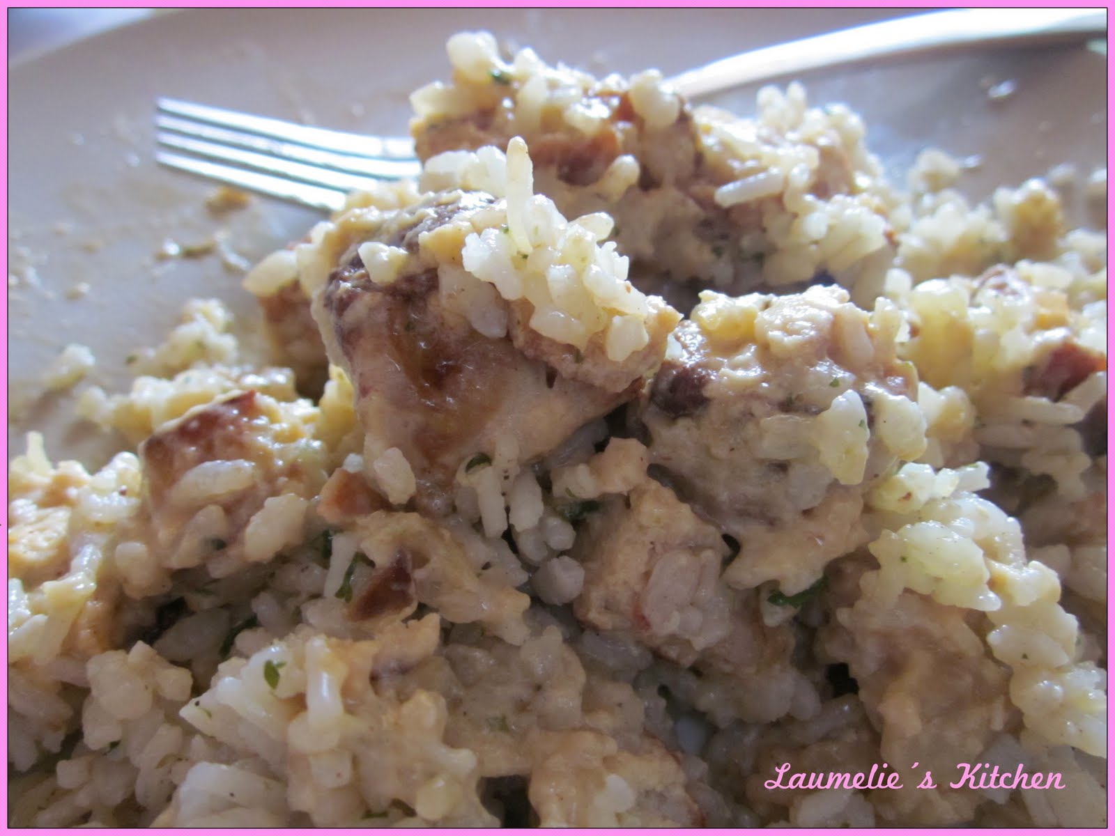 Laumelie´s Kitchen: Pollo especiado (a mi manera) con arroz. Gewürzte ...