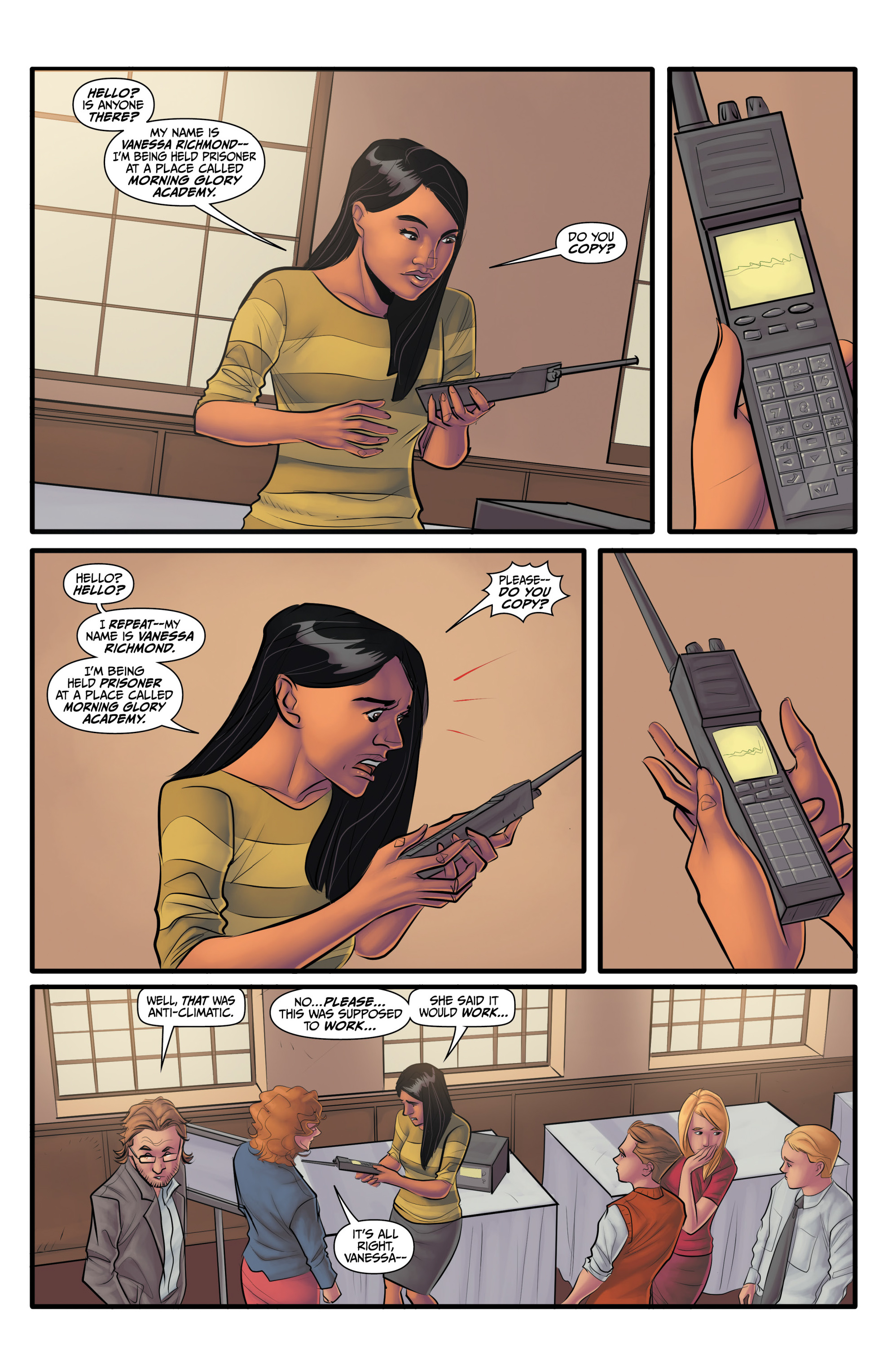 Read online Morning Glories comic -  Issue #49 - 33