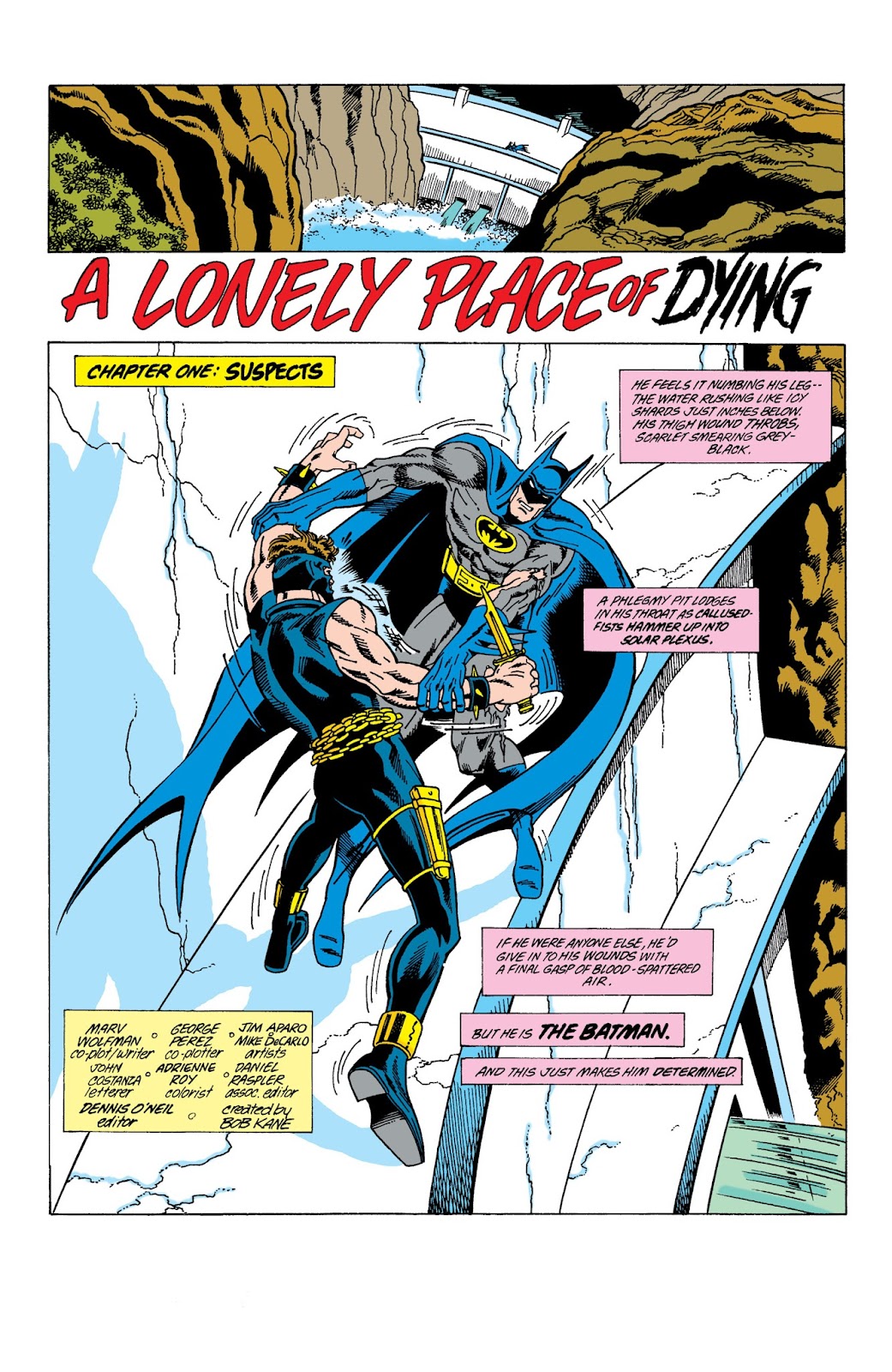 Batman A Lonely Place Of Dying