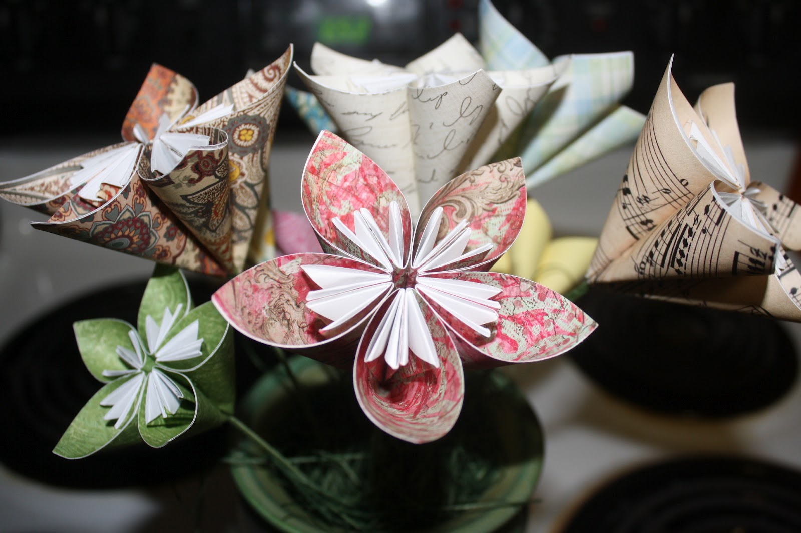 The Farmer's Granddaughter Japanese Origami Paper Flowers