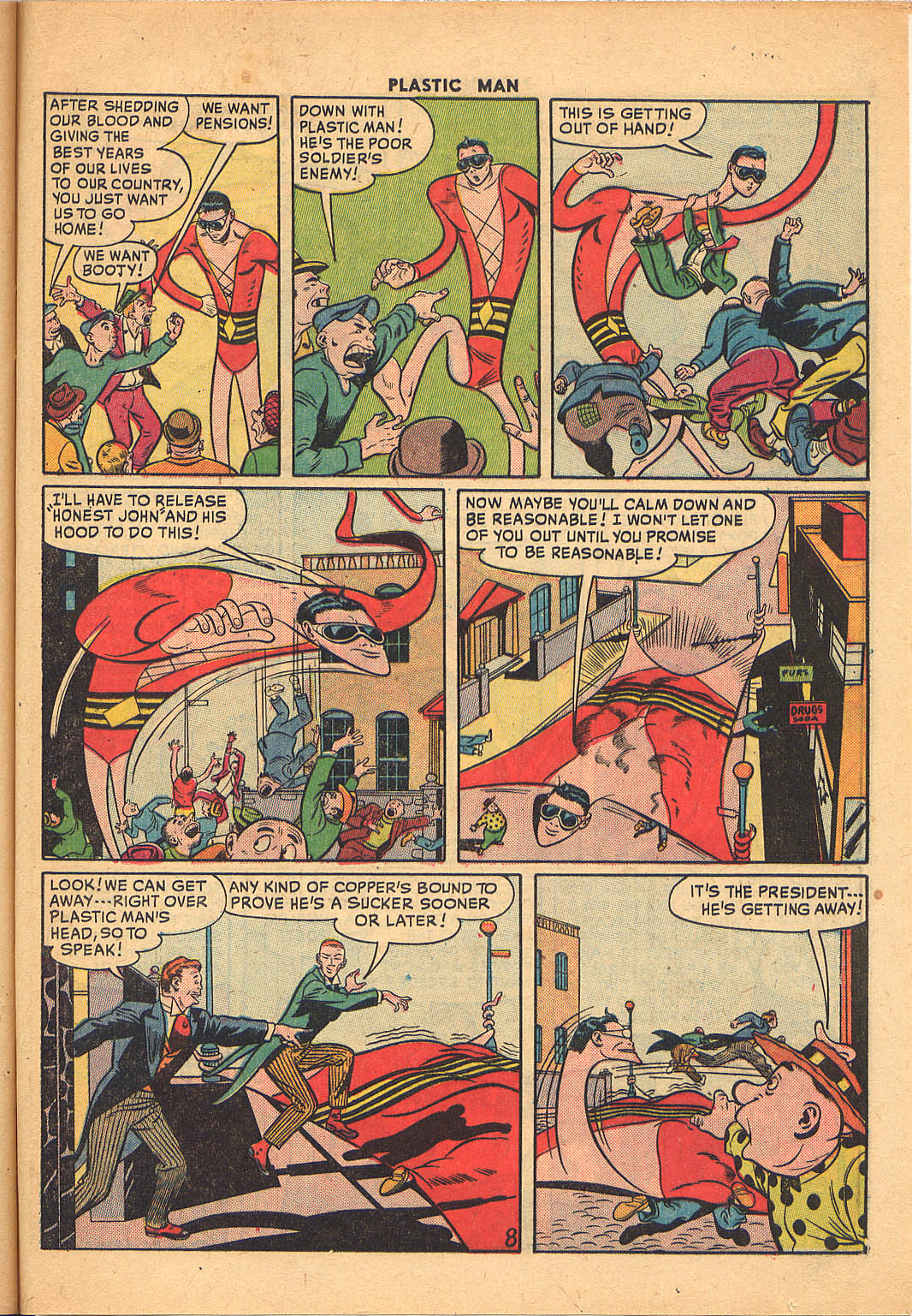 Read online Plastic Man (1943) comic -  Issue #26 - 33