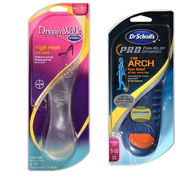 dr scholls heel insoles