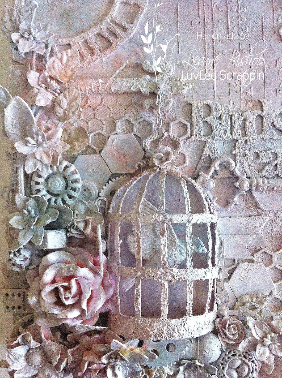 LuvLee Scrappin: Birds of a Feather ~ Mixed Media Canvas Collage