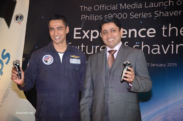 Philips Shaver Series 9000 even had the presence of Dr. Sheikh Muszaphar Shukor, Malaysia's First Astronaut