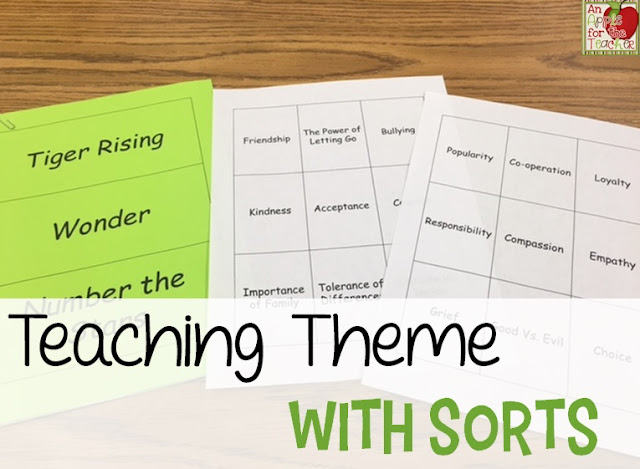 Teaching Theme With Sorts