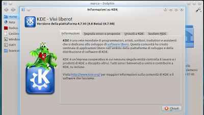 KDE 4.8 Beta 2 su Kubuntu 11.10 da PPA Kubuntu Beta Backports