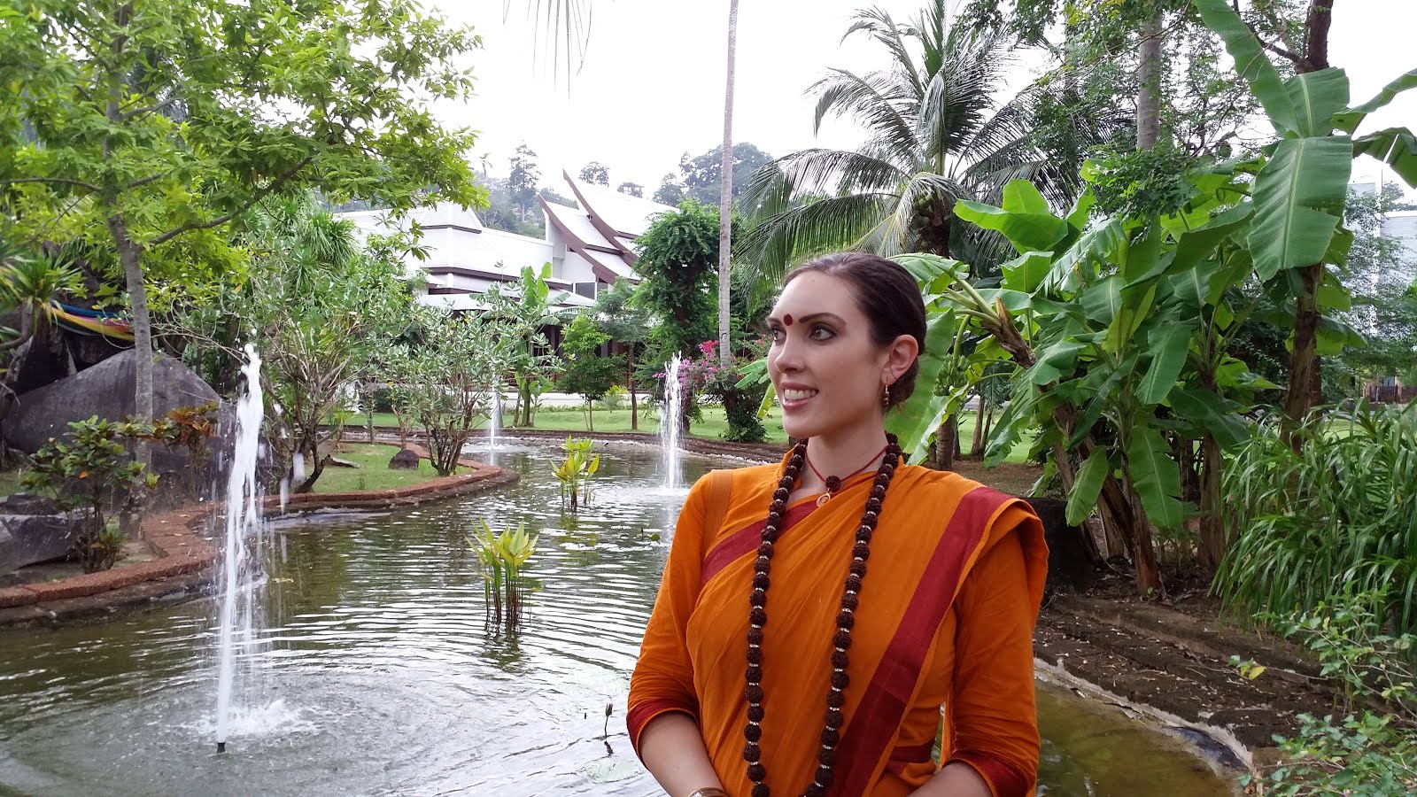 Filming a YouTube video about Inner Awakening in Thailand