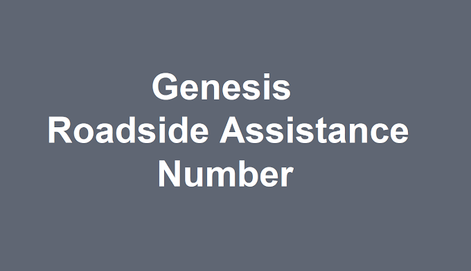 Genesis  Roadside Assistance Number 