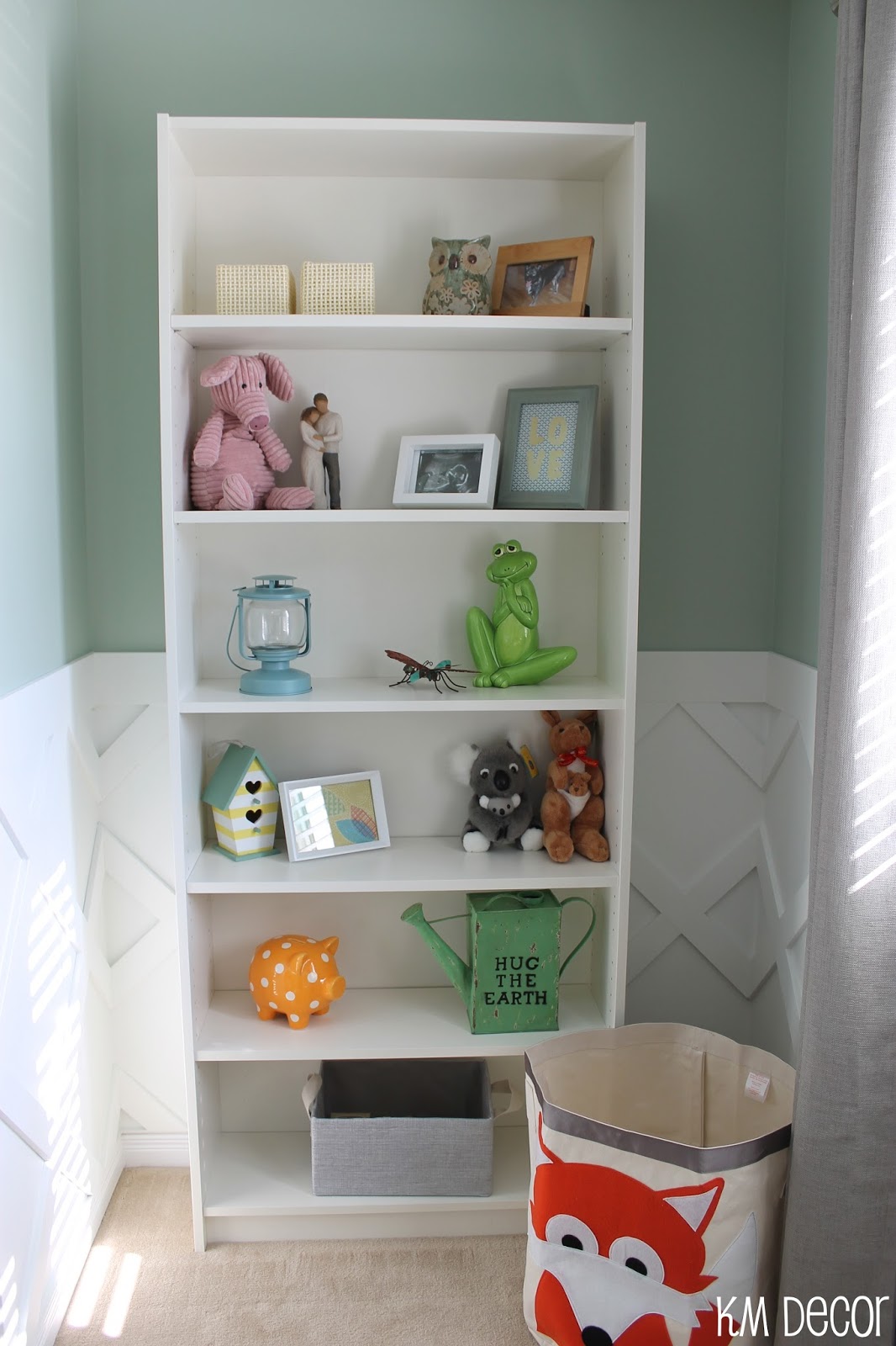 KM Decor Project Nursery Bookcase Reveal