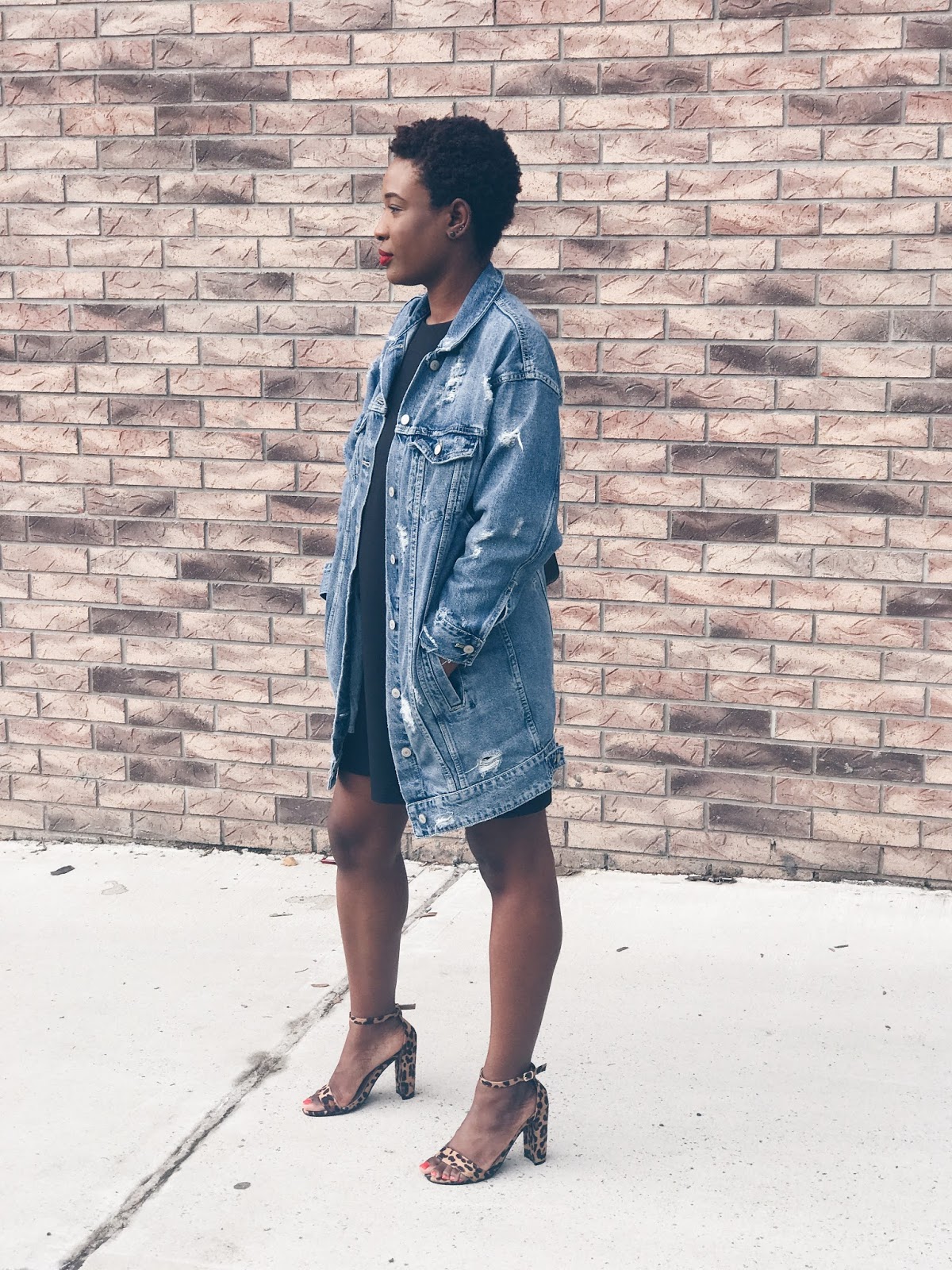 zara long denim jacket