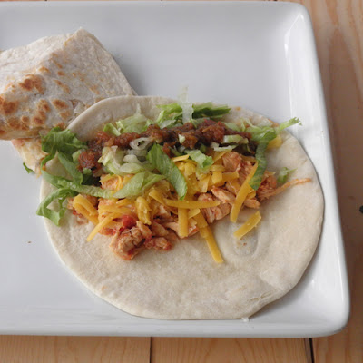 Food Pusher: Chicken Soft Tacos & Quesadillas