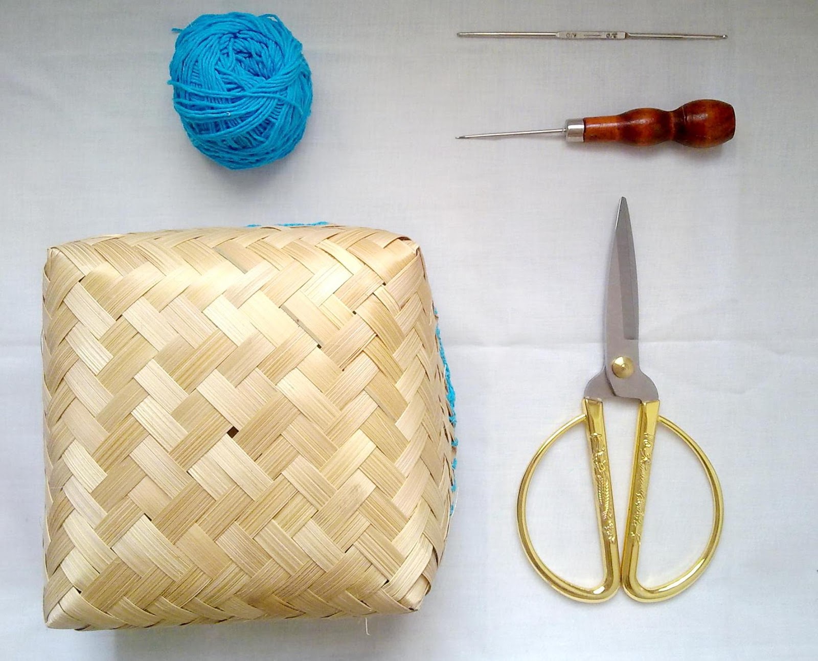 sibebo Sunday Crafting Crocheted Bamboo box