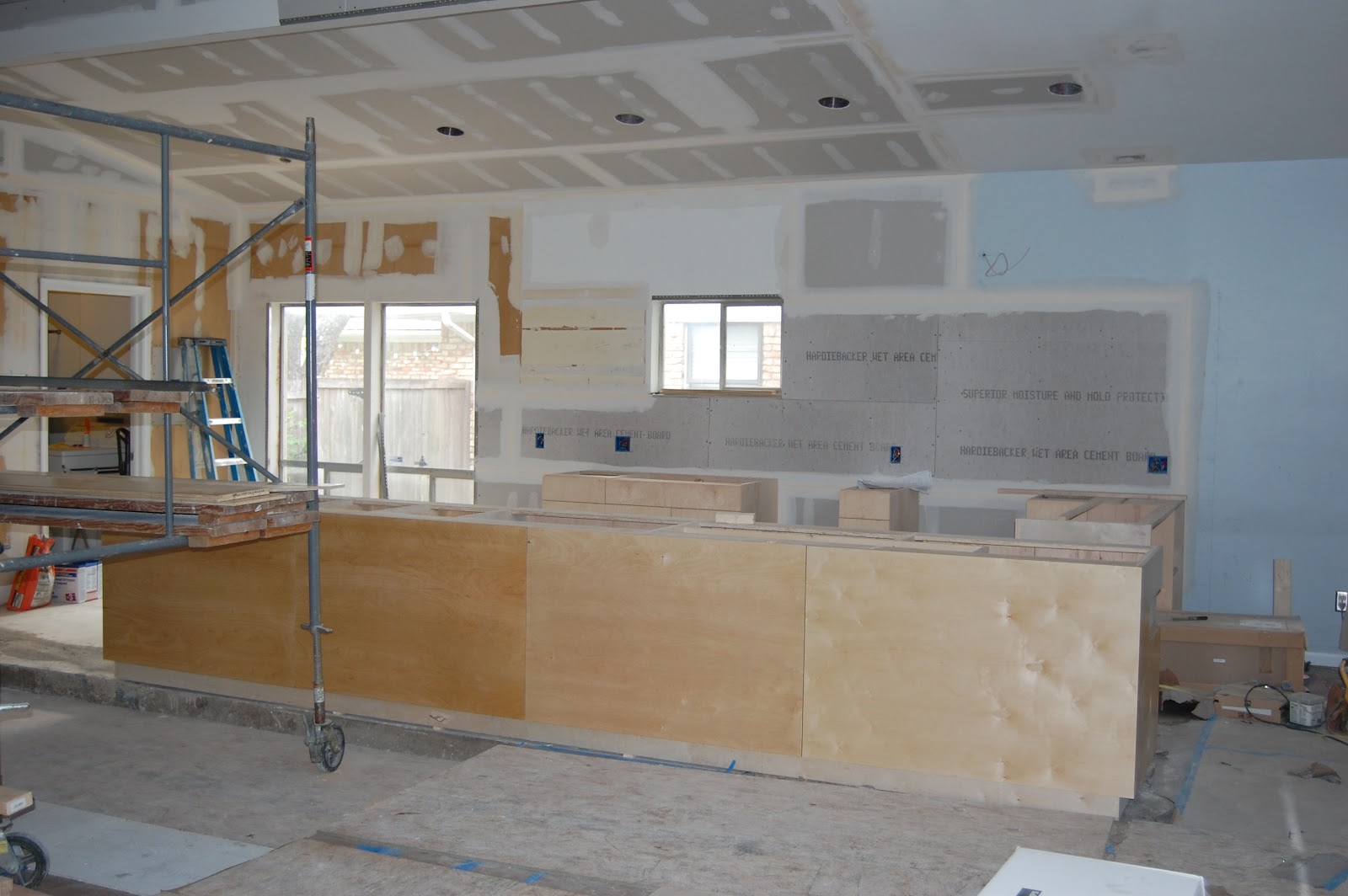 Quadrille Kitchen Renovation Weeks 4, 5, 6 Drywall, and