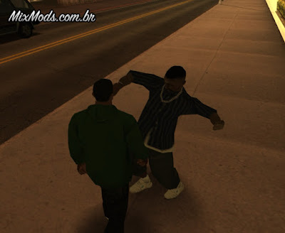 mod empurrar pedestres gta
