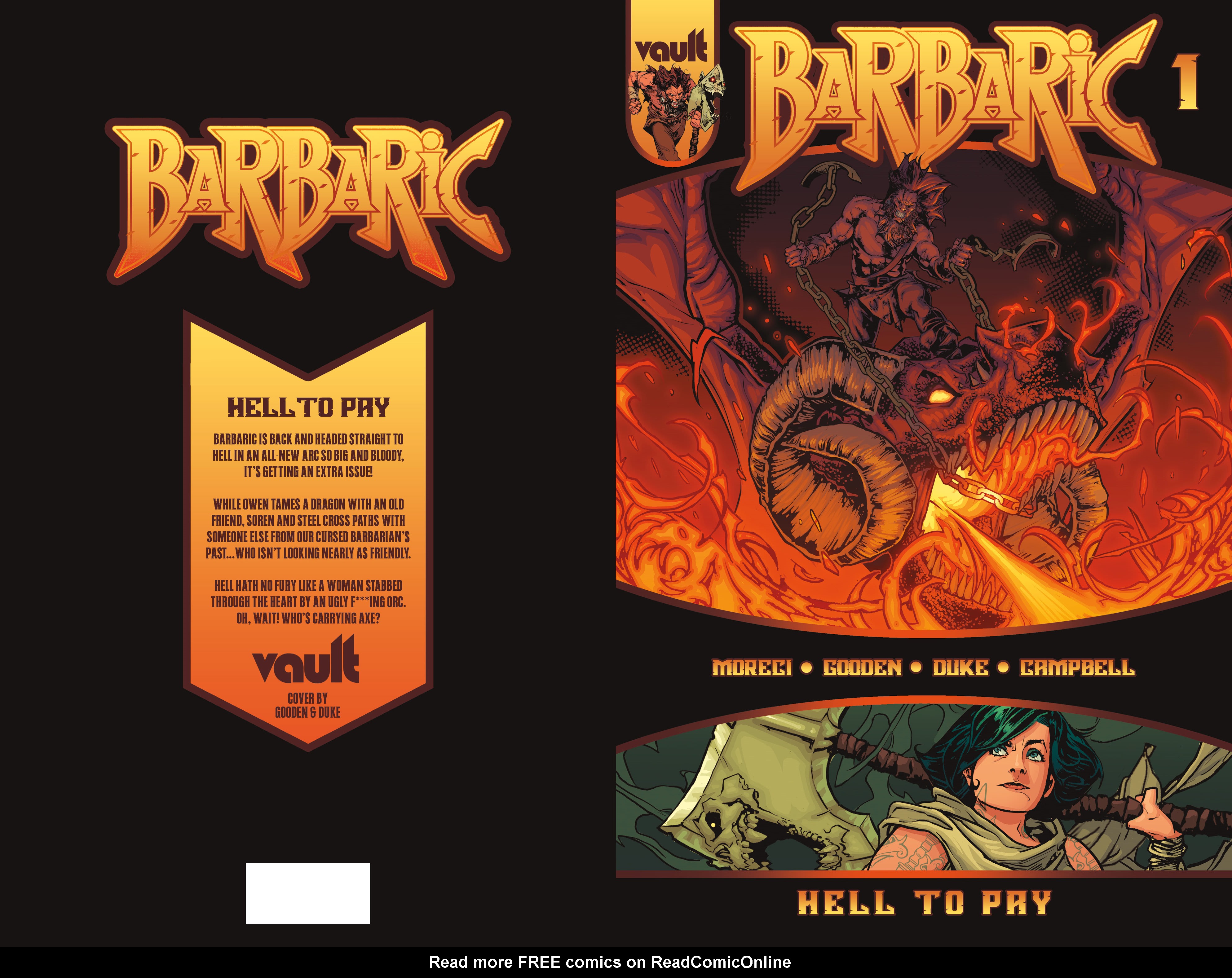 Read online Barbaric Hell to Pay comic -  Issue #1 - 1