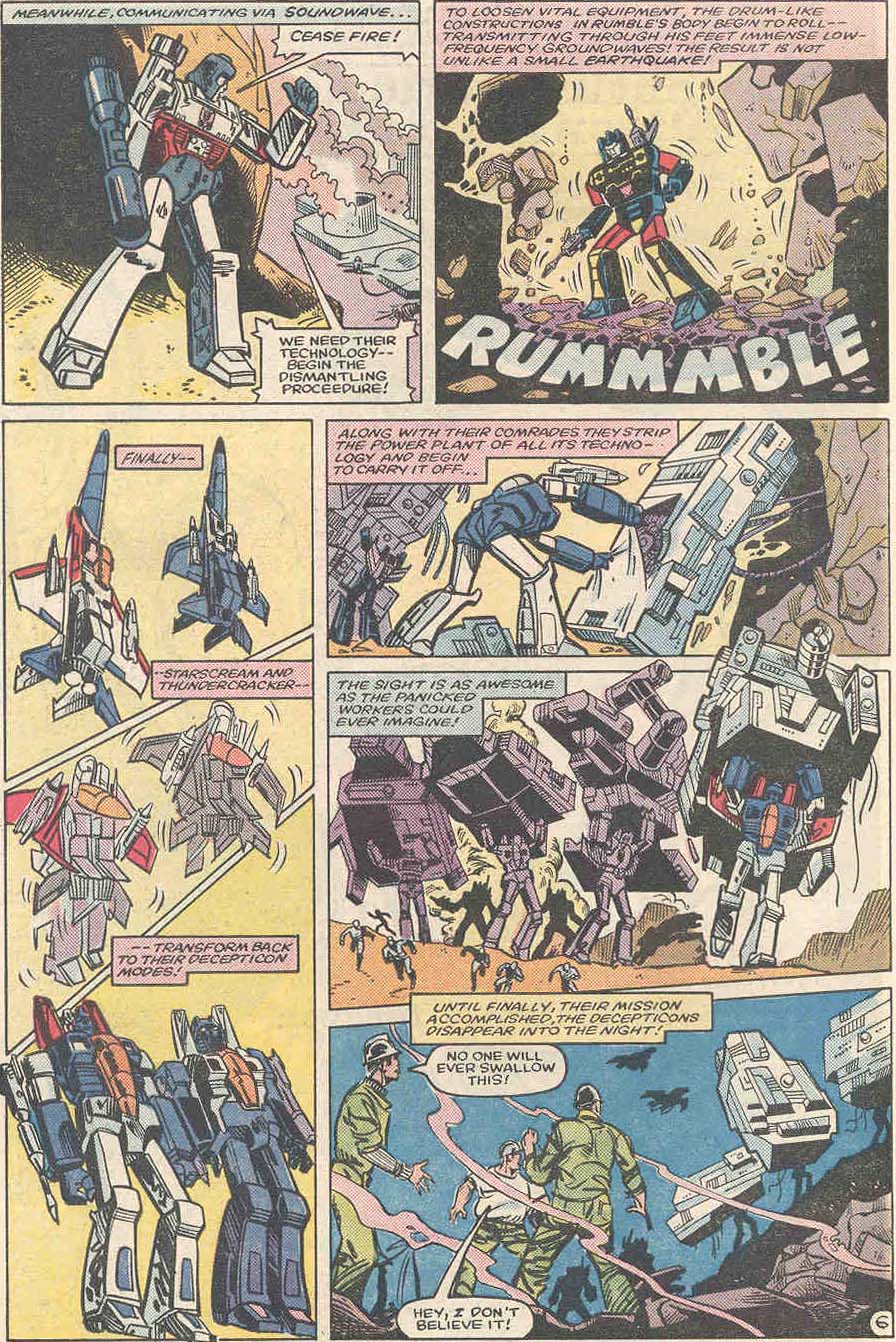 Read online The Transformers (1984) comic -  Issue #2 - 7
