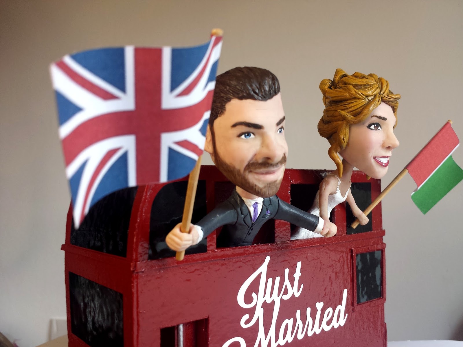 Double Decker Bus Cake Topper Double Decker Bus Cake Topper