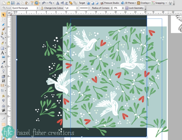 Spoonflower Ditsy Mistletoe design challenge - my Mistletoe and Dove design, work in progress vector pattern design made in Serif Drawplus by Hazel Fisher Creations Spoonflower Ditsy Mistletoe design challenge - my Mistletoe and Dove design, work in progress vector pattern design made in Serif Drawplus by Hazel Fisher Creations
