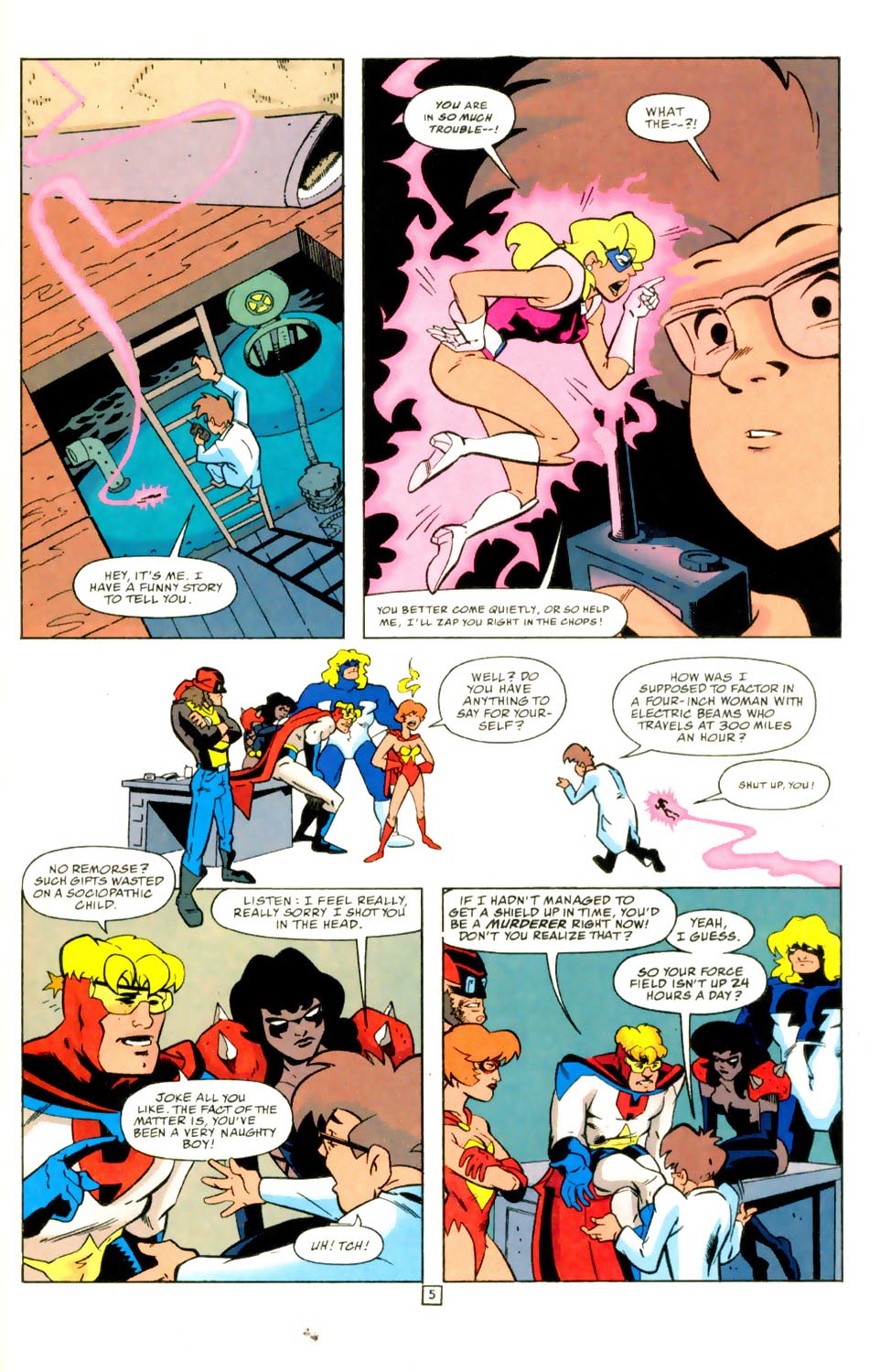 Read online Young Heroes in Love comic -  Issue #12 - 6